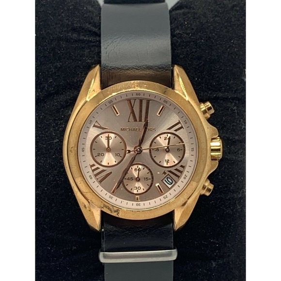 Michael Kors MK6066 Women\'s Black Leather Analog R main image 8